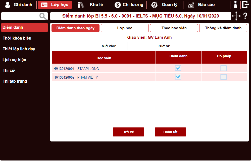 phần mềm quản lý trung tâm ngoại ngữ chuyên nghiệp online